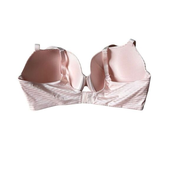 Victoria’s Secret T-shirt Push-Up Full Coverage 38DD Pink Striped - Picture 4 of 9